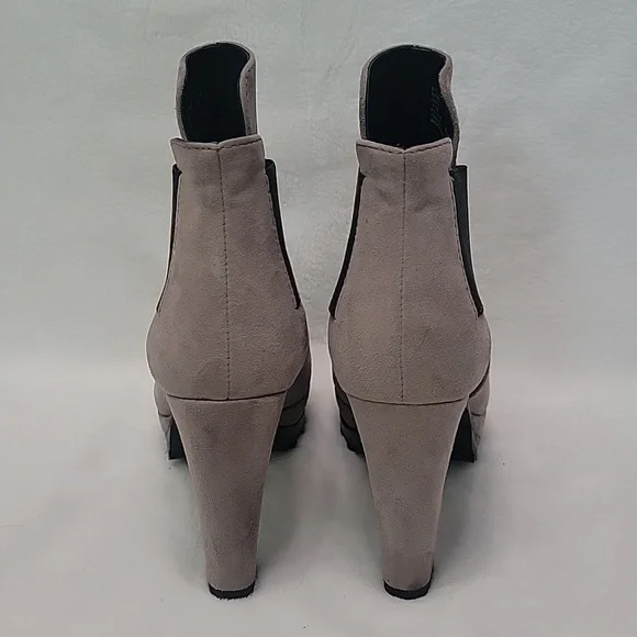 All Saints Grey And Black Ankle Boots Size 38